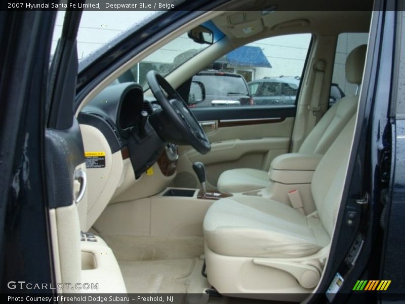 Front Seat of 2007 Santa Fe Limited