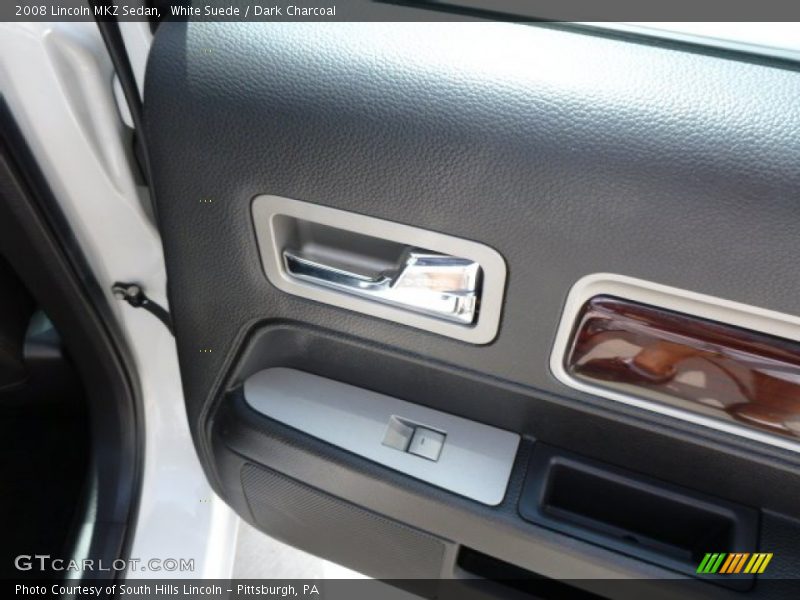 White Suede / Dark Charcoal 2008 Lincoln MKZ Sedan