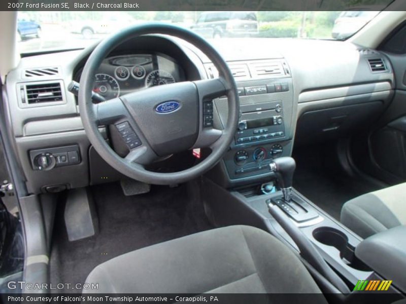 Black / Charcoal Black 2007 Ford Fusion SE