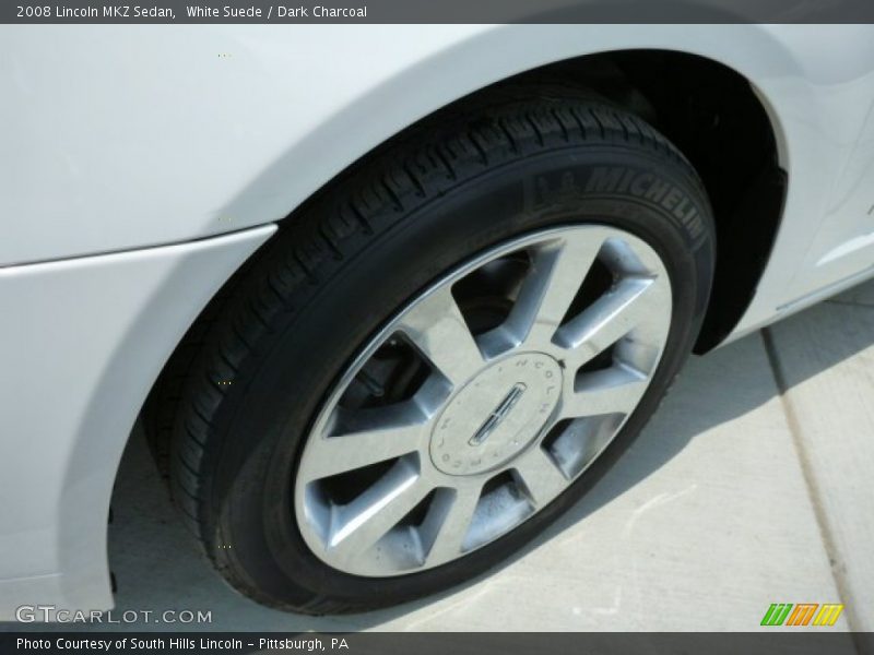 White Suede / Dark Charcoal 2008 Lincoln MKZ Sedan