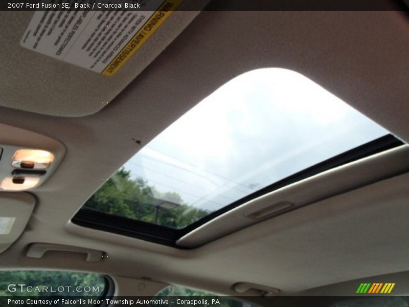 Black / Charcoal Black 2007 Ford Fusion SE