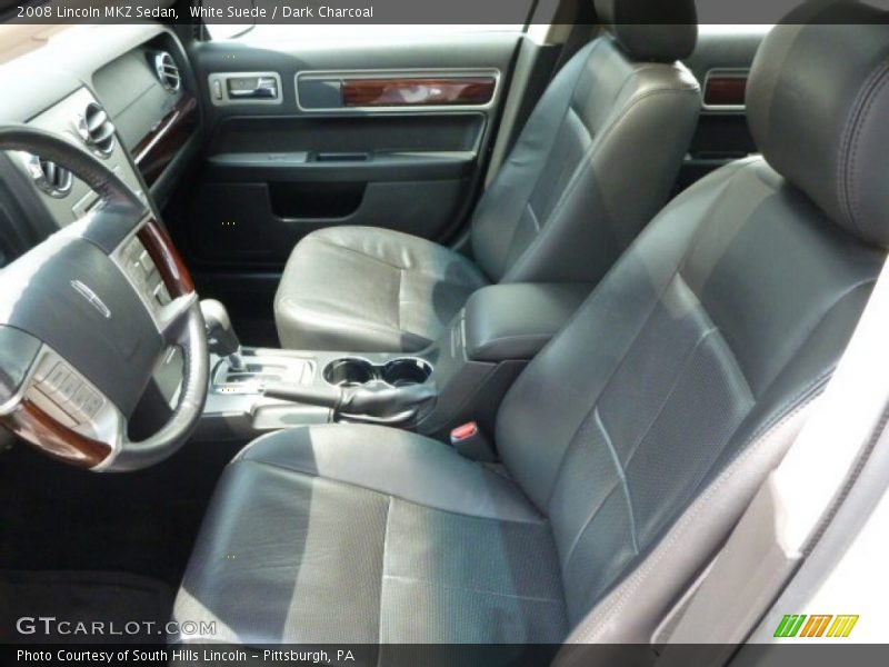 White Suede / Dark Charcoal 2008 Lincoln MKZ Sedan