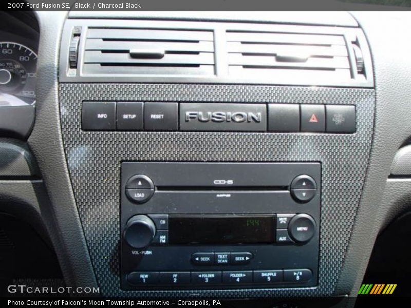 Black / Charcoal Black 2007 Ford Fusion SE