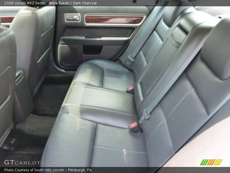 White Suede / Dark Charcoal 2008 Lincoln MKZ Sedan