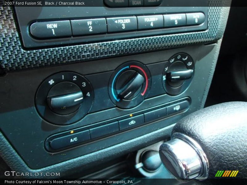 Black / Charcoal Black 2007 Ford Fusion SE