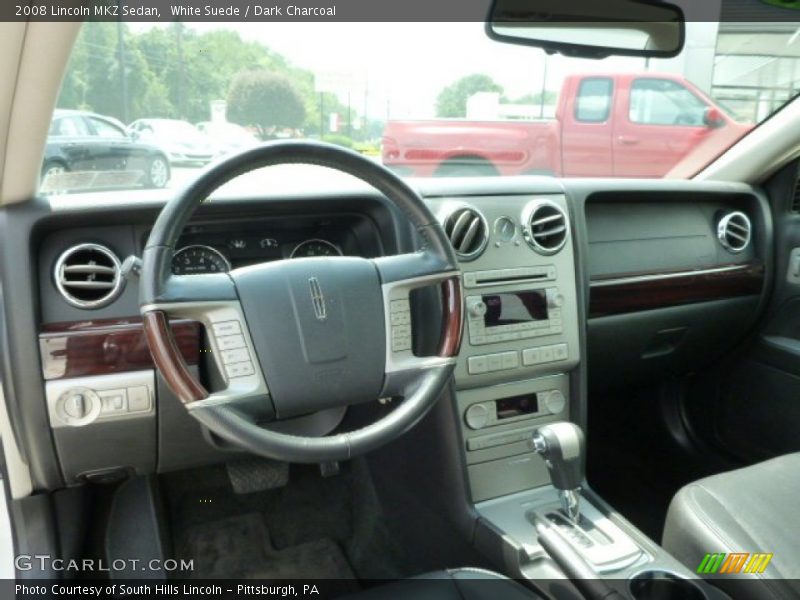 White Suede / Dark Charcoal 2008 Lincoln MKZ Sedan