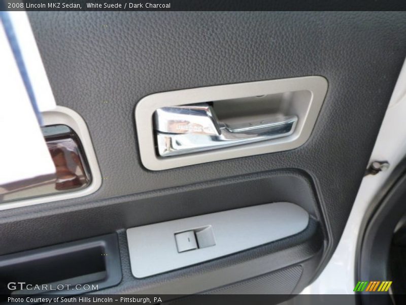 White Suede / Dark Charcoal 2008 Lincoln MKZ Sedan