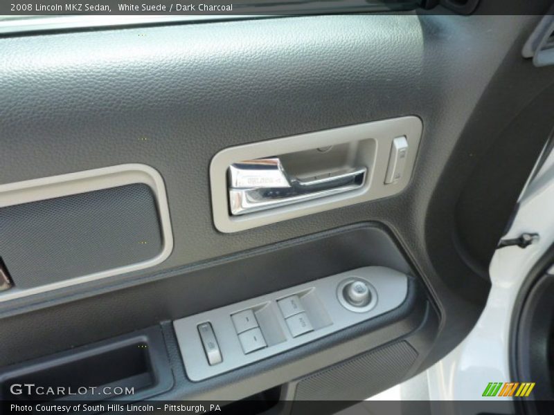 White Suede / Dark Charcoal 2008 Lincoln MKZ Sedan