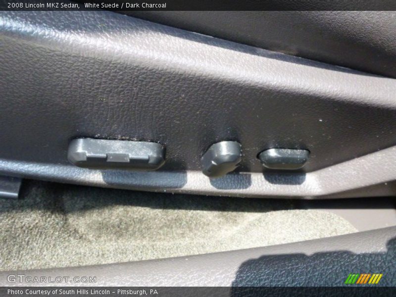 White Suede / Dark Charcoal 2008 Lincoln MKZ Sedan