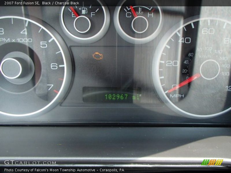 Black / Charcoal Black 2007 Ford Fusion SE