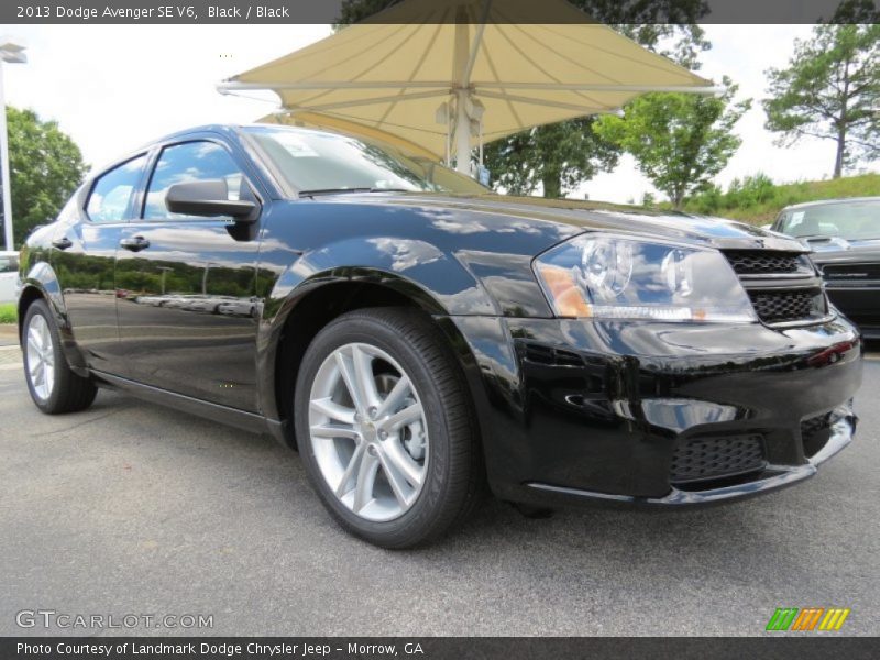 Black / Black 2013 Dodge Avenger SE V6