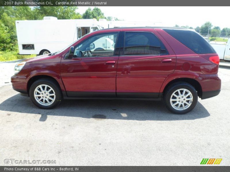 Cardinal Red Metallic / Neutral 2007 Buick Rendezvous CXL