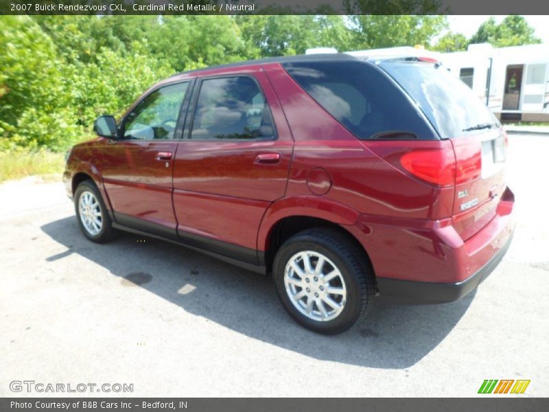 Cardinal Red Metallic / Neutral 2007 Buick Rendezvous CXL