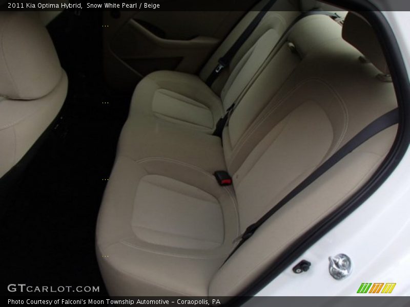 Snow White Pearl / Beige 2011 Kia Optima Hybrid