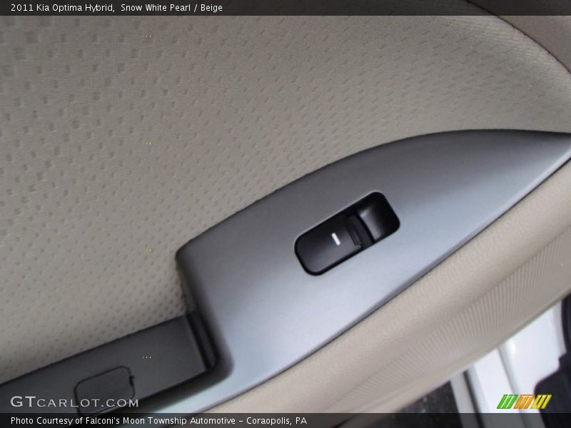 Snow White Pearl / Beige 2011 Kia Optima Hybrid