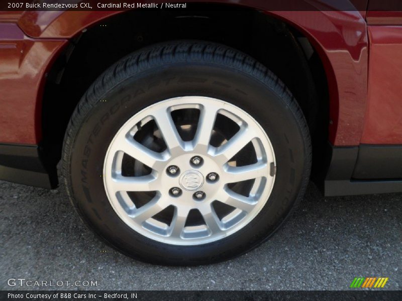 Cardinal Red Metallic / Neutral 2007 Buick Rendezvous CXL