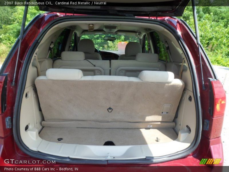 Cardinal Red Metallic / Neutral 2007 Buick Rendezvous CXL