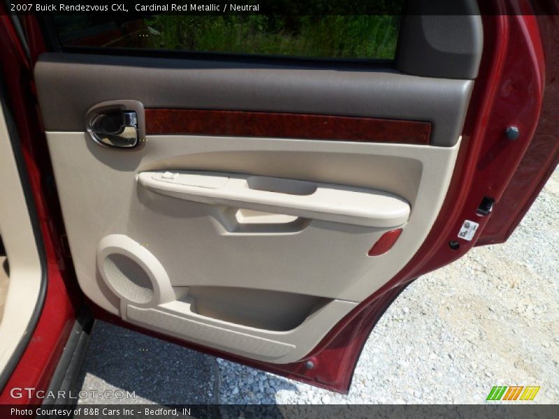 Cardinal Red Metallic / Neutral 2007 Buick Rendezvous CXL