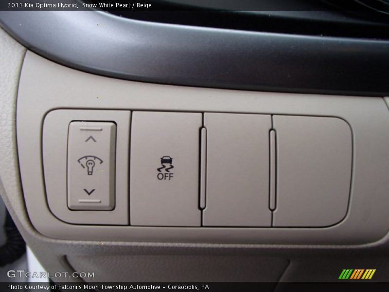 Snow White Pearl / Beige 2011 Kia Optima Hybrid