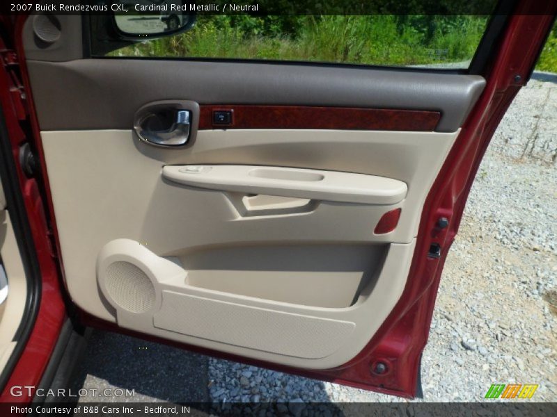 Cardinal Red Metallic / Neutral 2007 Buick Rendezvous CXL