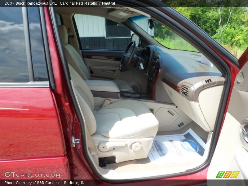 Cardinal Red Metallic / Neutral 2007 Buick Rendezvous CXL
