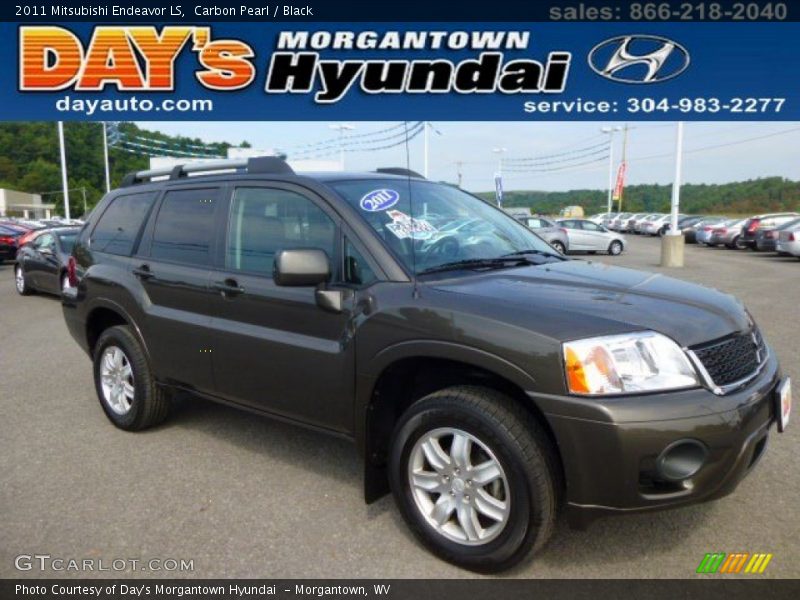 Carbon Pearl / Black 2011 Mitsubishi Endeavor LS