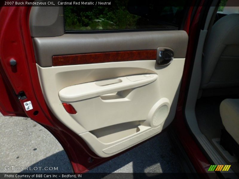 Cardinal Red Metallic / Neutral 2007 Buick Rendezvous CXL