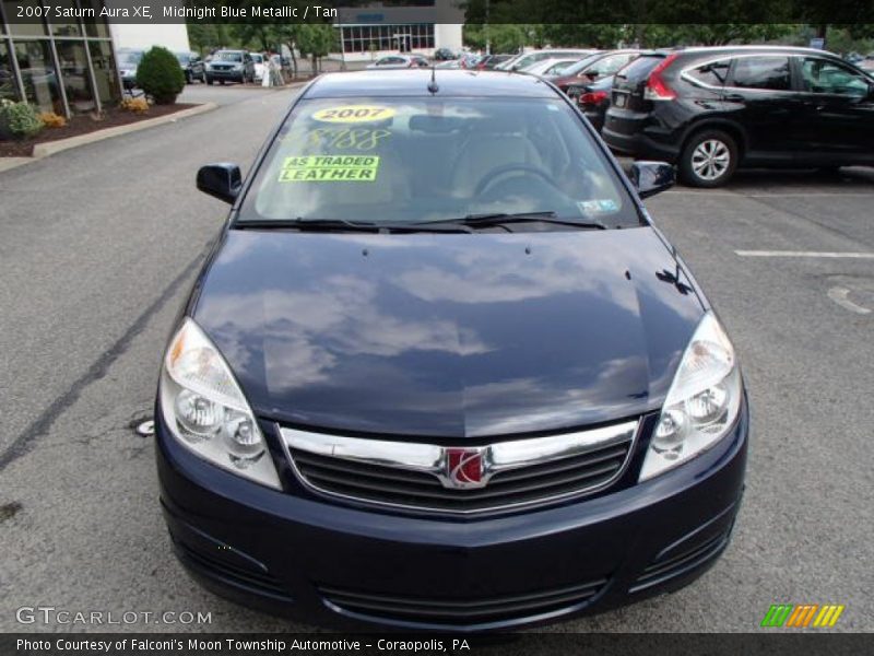 Midnight Blue Metallic / Tan 2007 Saturn Aura XE
