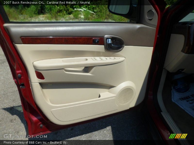 Cardinal Red Metallic / Neutral 2007 Buick Rendezvous CXL