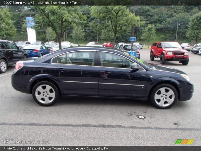Midnight Blue Metallic / Tan 2007 Saturn Aura XE