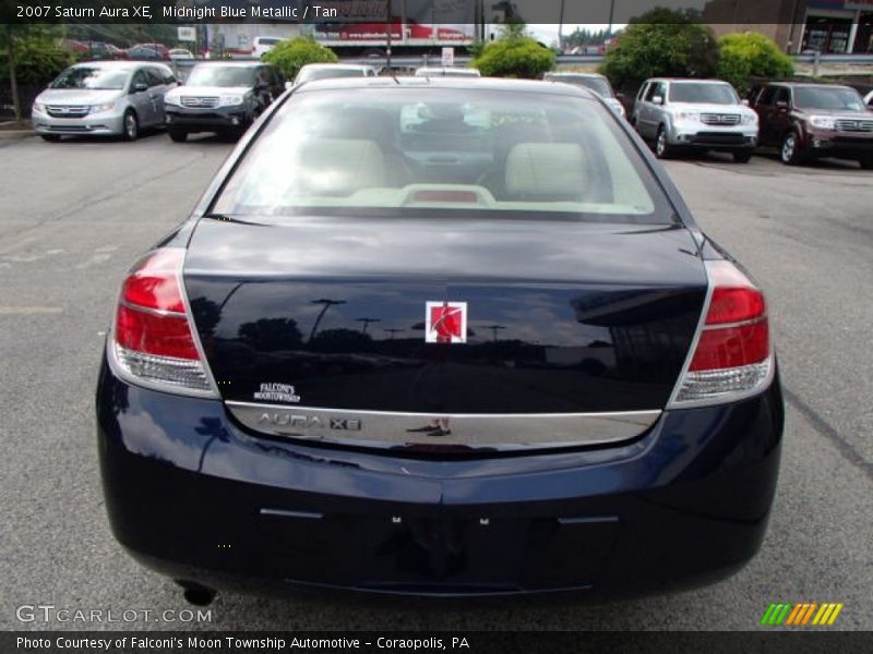 Midnight Blue Metallic / Tan 2007 Saturn Aura XE