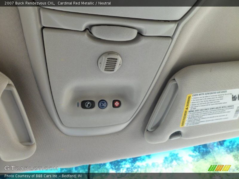 Cardinal Red Metallic / Neutral 2007 Buick Rendezvous CXL