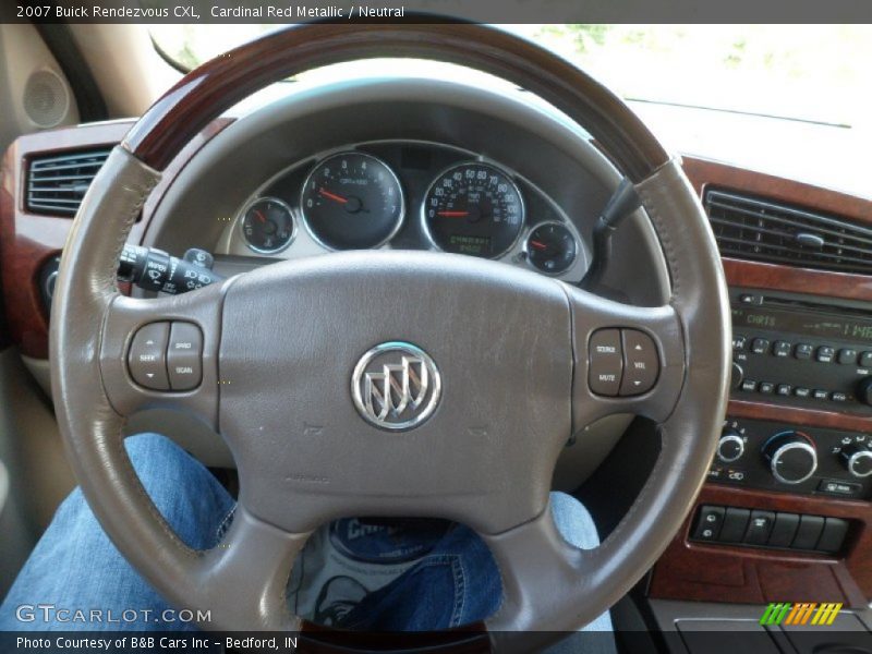 Cardinal Red Metallic / Neutral 2007 Buick Rendezvous CXL