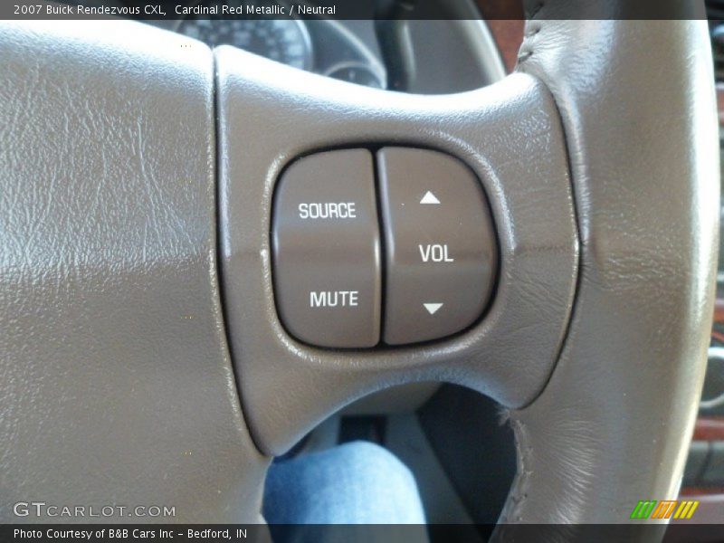Cardinal Red Metallic / Neutral 2007 Buick Rendezvous CXL