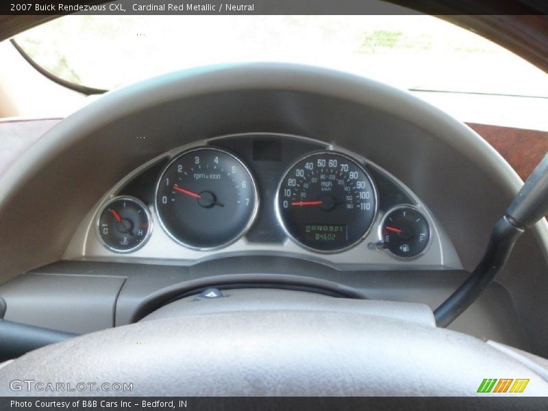 Cardinal Red Metallic / Neutral 2007 Buick Rendezvous CXL