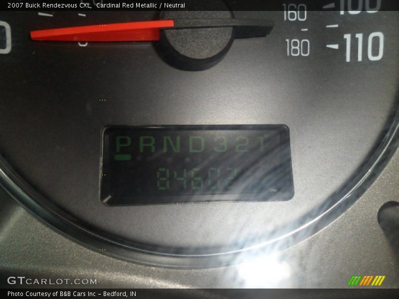 Cardinal Red Metallic / Neutral 2007 Buick Rendezvous CXL