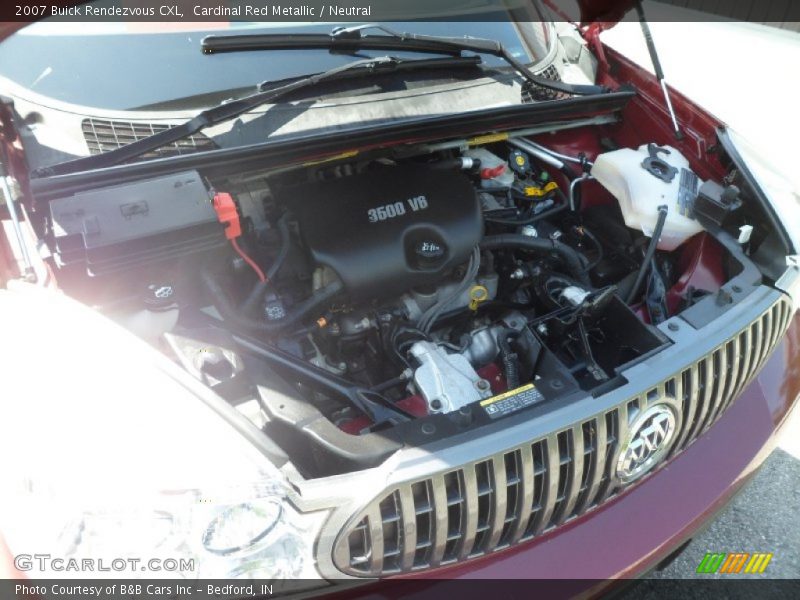 Cardinal Red Metallic / Neutral 2007 Buick Rendezvous CXL