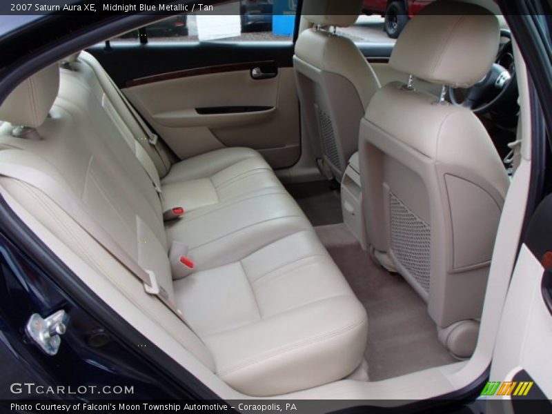 Midnight Blue Metallic / Tan 2007 Saturn Aura XE