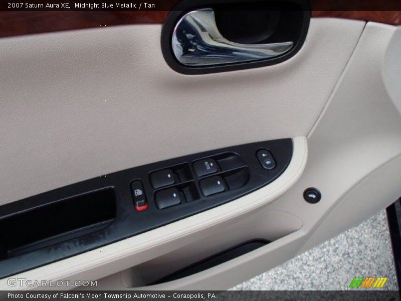 Midnight Blue Metallic / Tan 2007 Saturn Aura XE