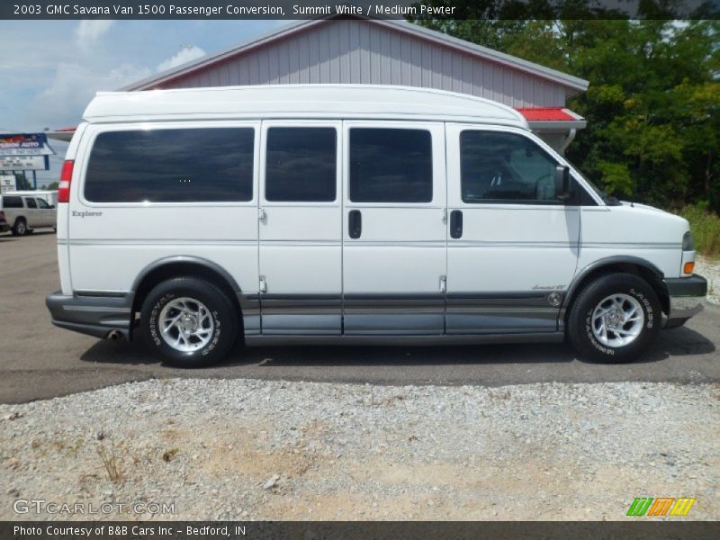 Summit White / Medium Pewter 2003 GMC Savana Van 1500 Passenger Conversion