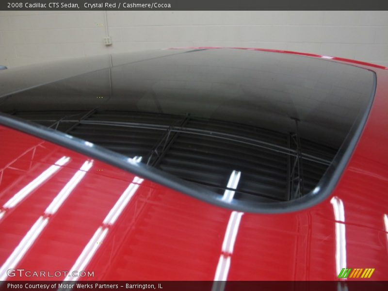 Crystal Red / Cashmere/Cocoa 2008 Cadillac CTS Sedan