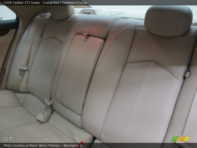 Crystal Red / Cashmere/Cocoa 2008 Cadillac CTS Sedan