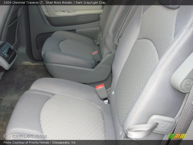 Silver Moss Metallic / Dark Gray/Light Gray 2009 Chevrolet Traverse LT