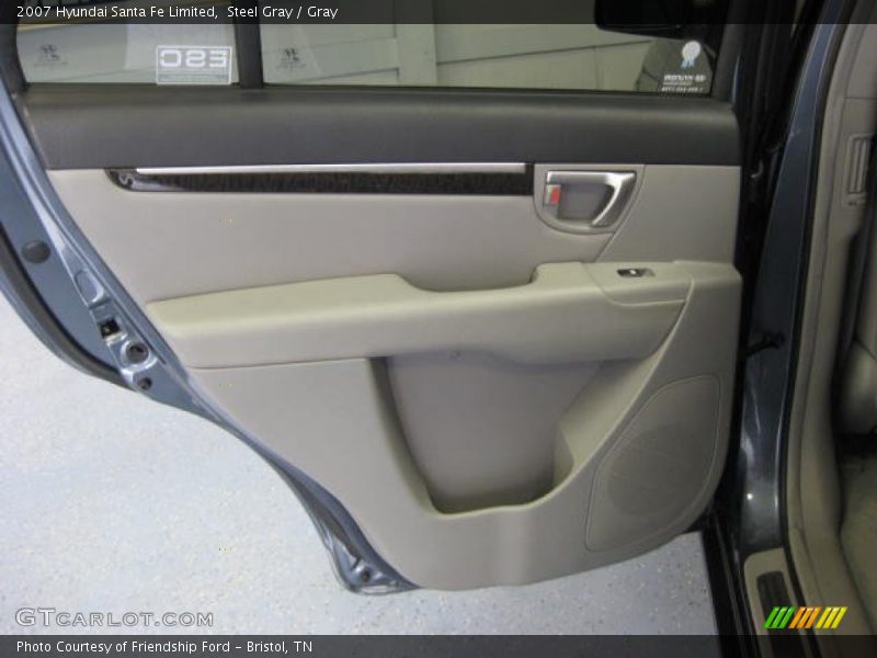 Steel Gray / Gray 2007 Hyundai Santa Fe Limited