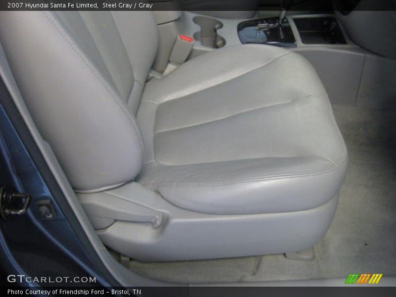 Steel Gray / Gray 2007 Hyundai Santa Fe Limited