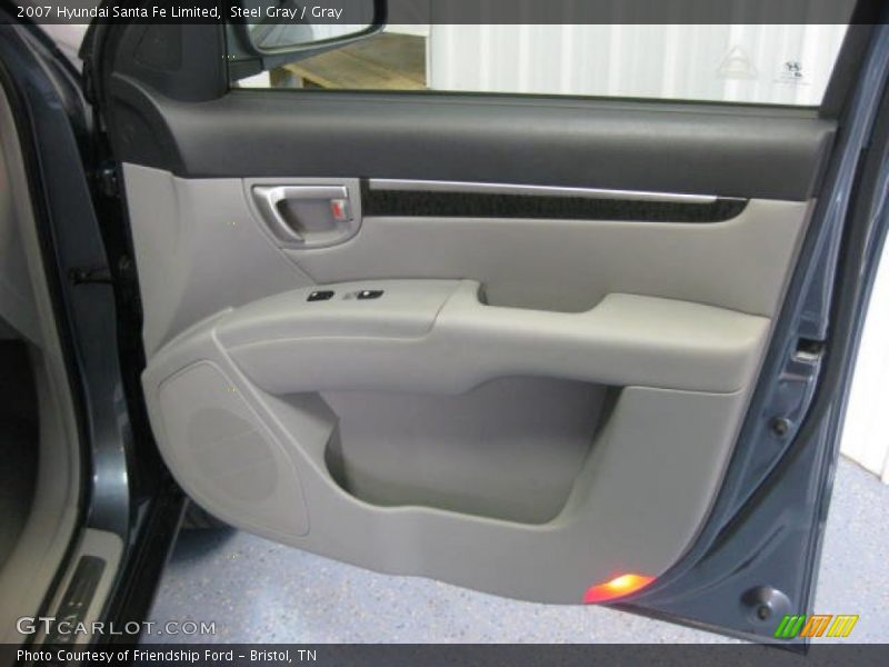 Steel Gray / Gray 2007 Hyundai Santa Fe Limited