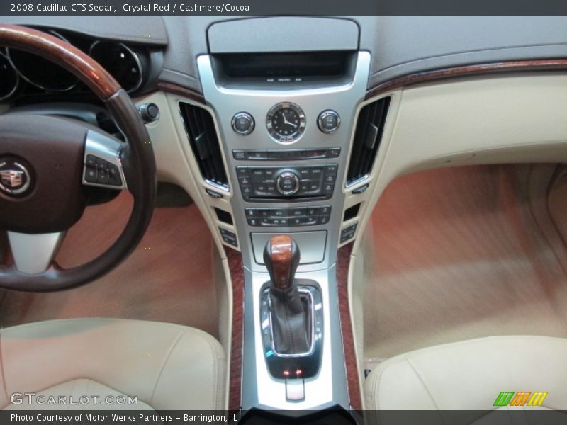 Crystal Red / Cashmere/Cocoa 2008 Cadillac CTS Sedan