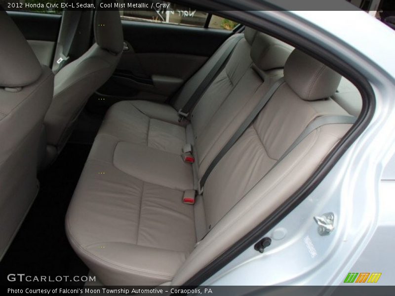 Cool Mist Metallic / Gray 2012 Honda Civic EX-L Sedan