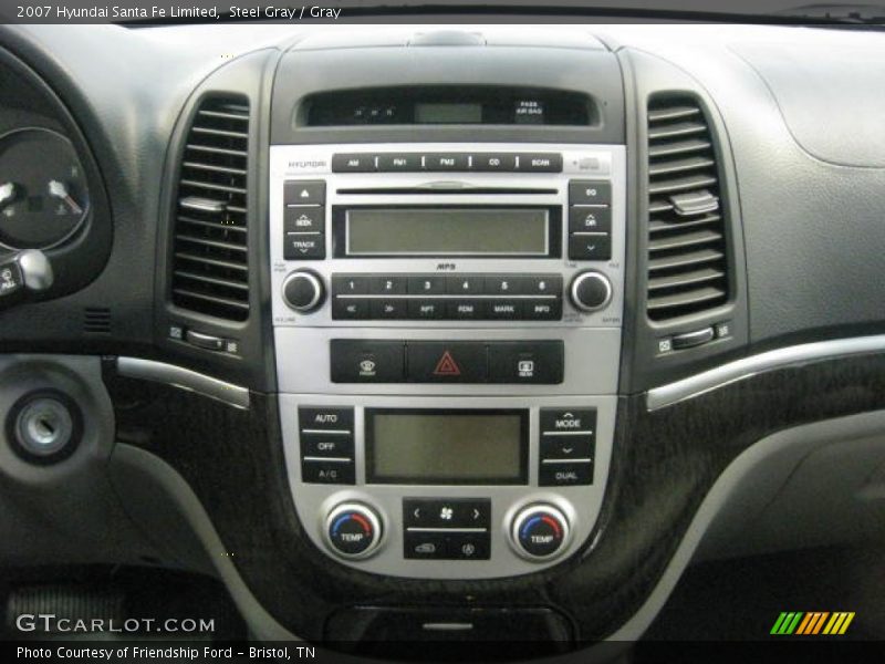 Steel Gray / Gray 2007 Hyundai Santa Fe Limited