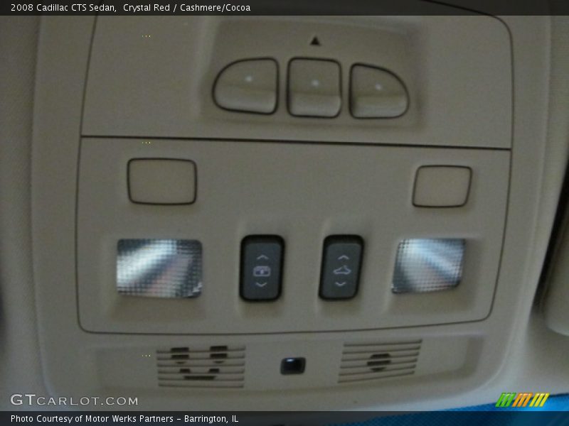 Crystal Red / Cashmere/Cocoa 2008 Cadillac CTS Sedan